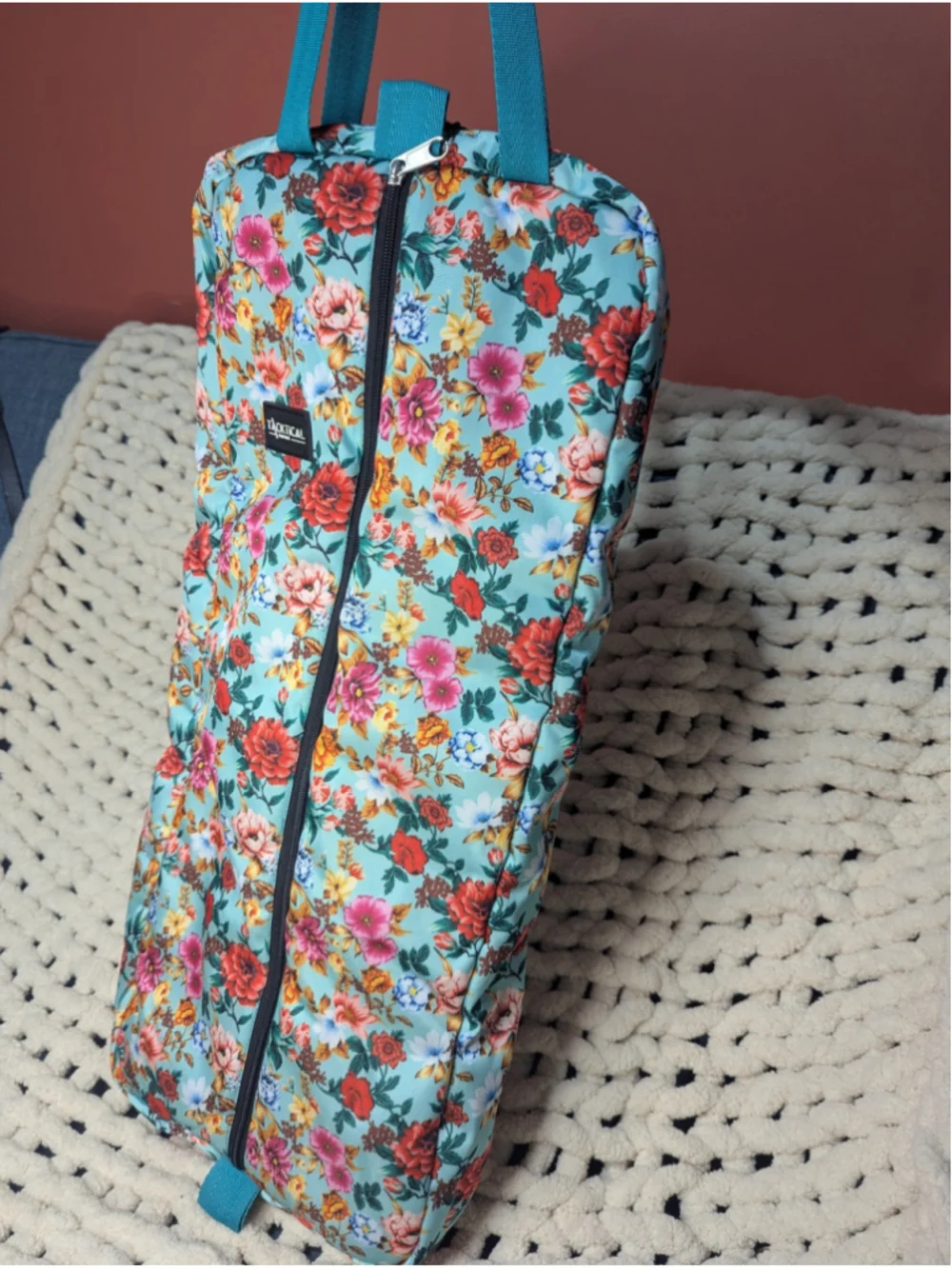 NEW Tacktical Equine Bridle Bag Bloom Floral Holds 3 Bridles Horse Tack Case